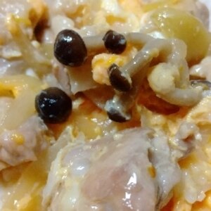 ふわとろ☆新玉ねぎの親子丼♬